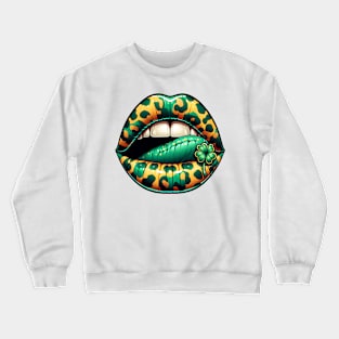 St Patrick Lips Crewneck Sweatshirt